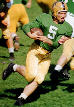 Notre Dame QB Paul Hornung